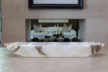 Load image into Gallery viewer, Large White Onyx Canoe
