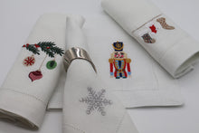 Load image into Gallery viewer, Linen Holiday Napkin Set