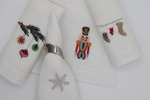 Load image into Gallery viewer, Linen Holiday Napkin Set