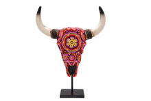 Load image into Gallery viewer, Mini Huichol Cow Skull