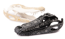 Load image into Gallery viewer, Huichol Alligator Skull