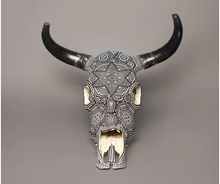 Load image into Gallery viewer, Huichol Cow Skull