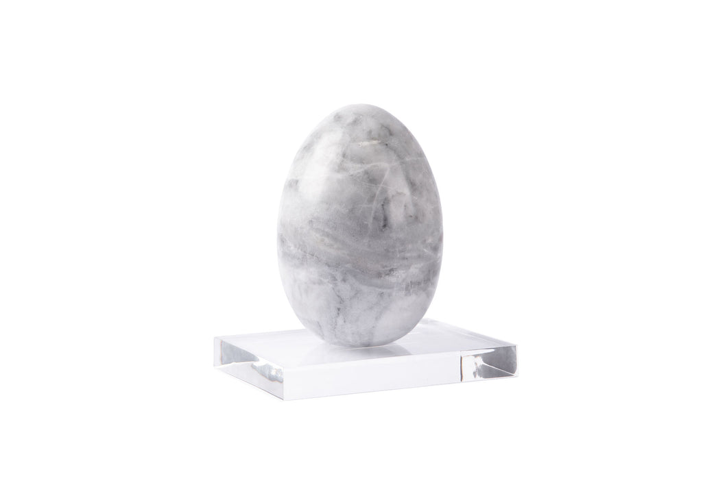 White Marble Egg